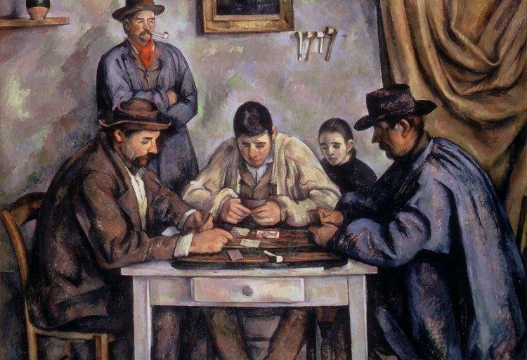 Paul Cezanne The Card Players Les joueurs de cartes oil painting image